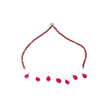 Colier „Oasis Odyssey” din Cuart si Agat cu Argint [1]