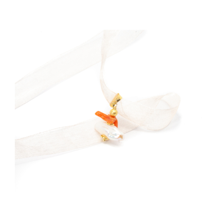 Noutati - Pandantiv din Perla de Cultura si Coral cu Argint