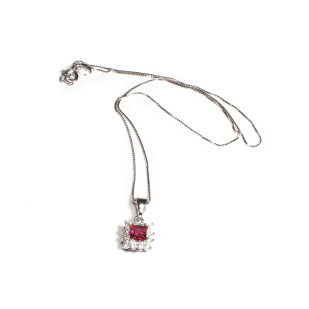 Spring 2026 - Lant si Pandantiv din Argint cu Zirconiu