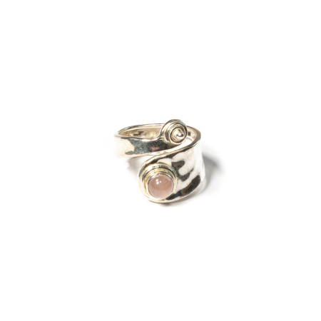 Inele cu Pietre Semipretioase - Inel din Argint cu Cuart Roz