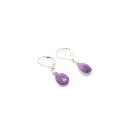 Cercei - Cercei din Ametist cu Argint