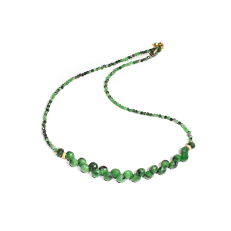 Colecția Bridgerton - Colier din Zoisit cu Argint