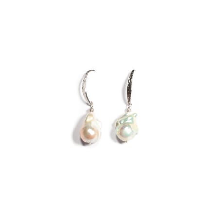 Cercei din Perle Baroc cu Argint