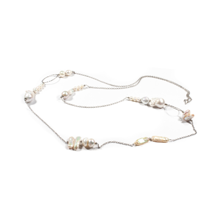 Colier Creatie din Perle de Cultura cu Argint [1]