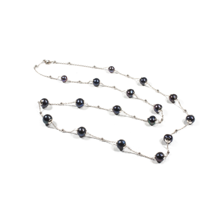 Colier Creatie din Perle de Cultura cu Argint [1]