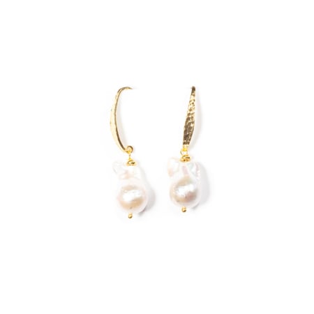 Cercei - Cercei din Perla Baroc cu Argint