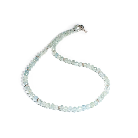 Noutati - Colier din Acvamarin cu Argint