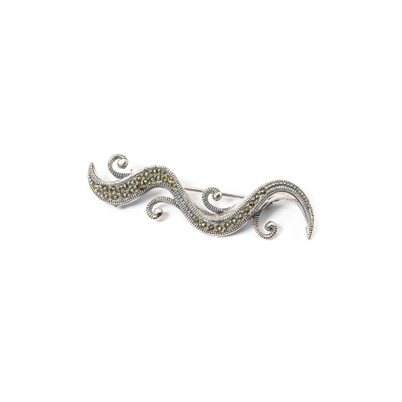 Brose - Brosa din Argint cu Marcasite
