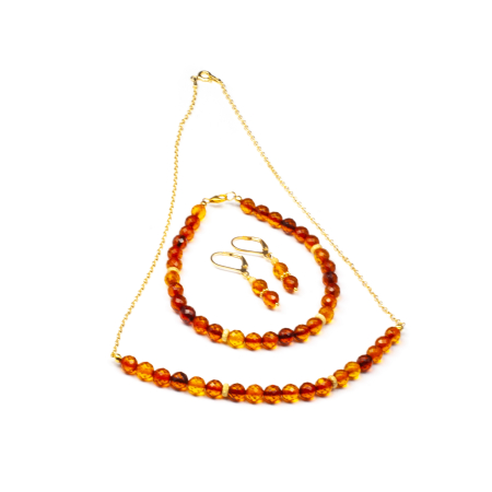 Seturi - Set Colier, Bratara si Cercei din Chihlimbar