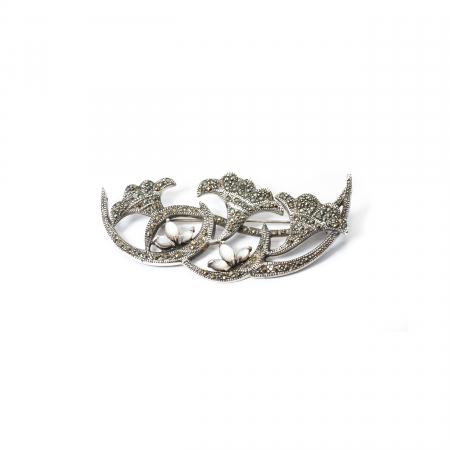 joyjo - Brosa din Argint cu Marcasite