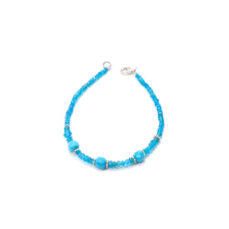 Bratari - Bratara din Apatit si Turcoaz cu Argint