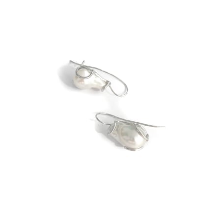 Cercei - Cercei din Argint cu Perle Baroc