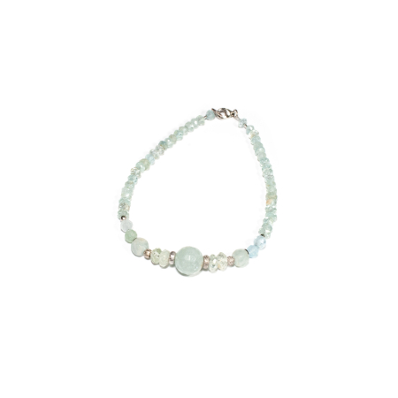 Mărțișor 2026 - Bratara din Acvamarin cu Argint