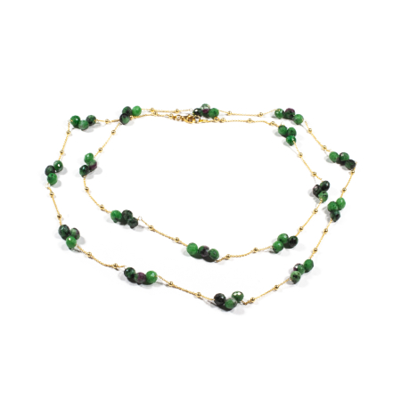 Coliere - Colier Creatie din Zoisit cu Argint 