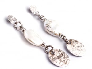 Cercei din Argint cu Perle de Cultură [1]