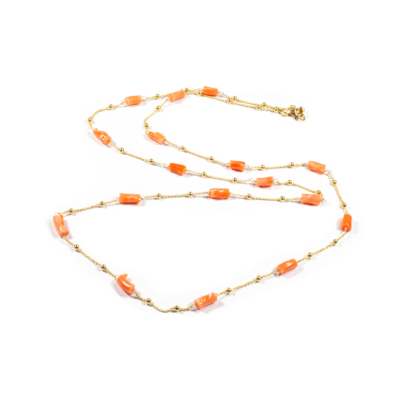 Colier Creatie din Coral cu Argint [1]