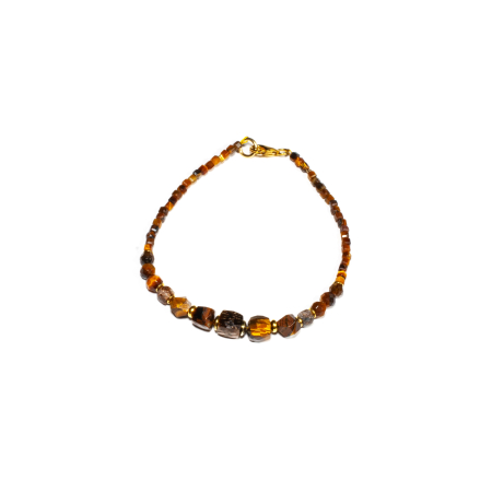 Mărțișor 2026 - Bratara din Ochi de Tigru cu Argint