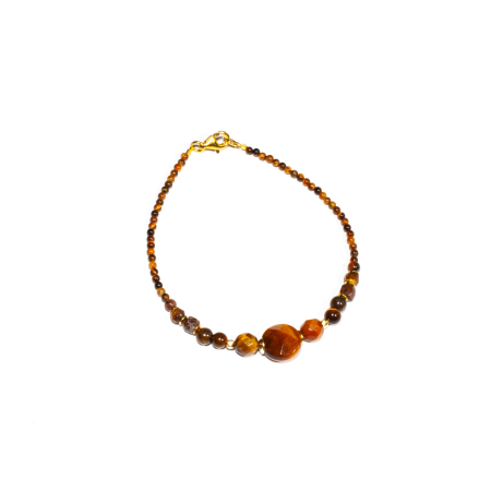 Mărțișor 2026 - Bratara din Ochi de Tigru cu Argint