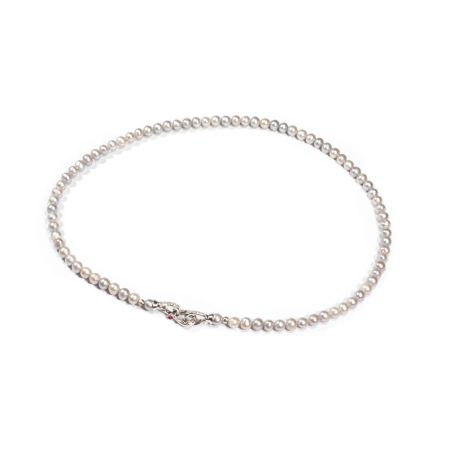 Coliere - Colier Creatie din Perle de Cultura cu Argint 