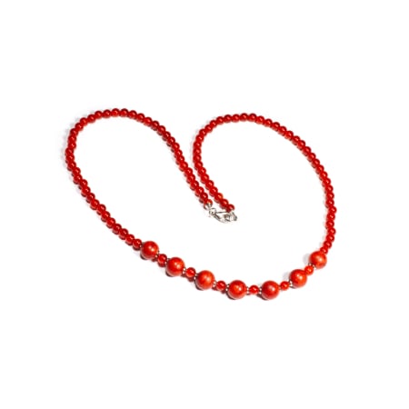 Coliere - Colier din Coral si Agat cu Argint