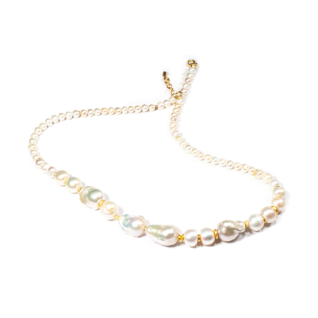 Set Coliere Din Perle si Argint, "Cele Trei Gratii" [3]