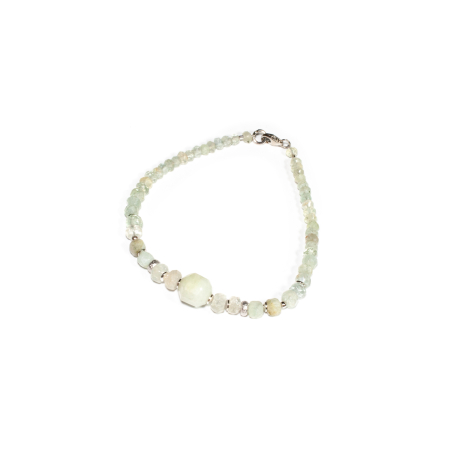 Mărțișor 2026 - Bratara din Acvamarin cu Argint