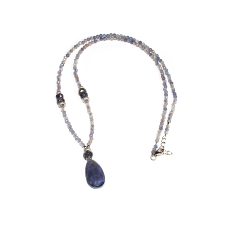 Coliere - Colier din Iolit cu Argint