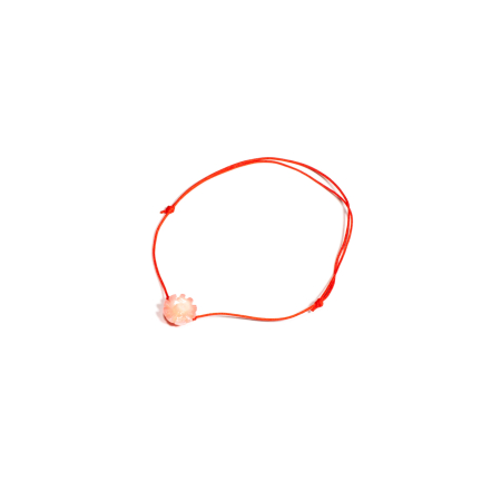 Mărțișor 2026 - Bratara cu Coral pe Snur Rosu