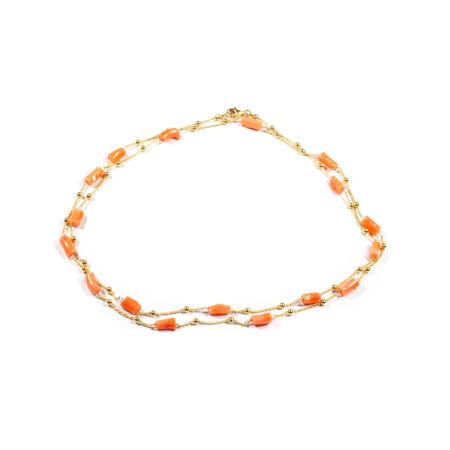 Coliere - Colier Creatie din Coral cu Argint 