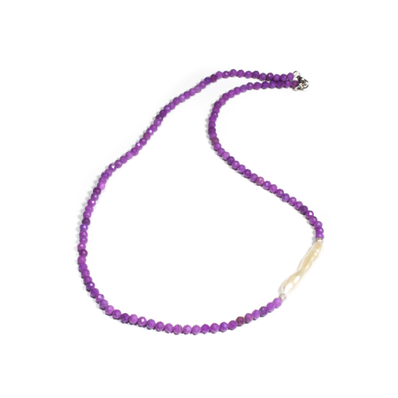 Noutati - Colier din Fosfosiderit si Perla de Cultura cu Argint