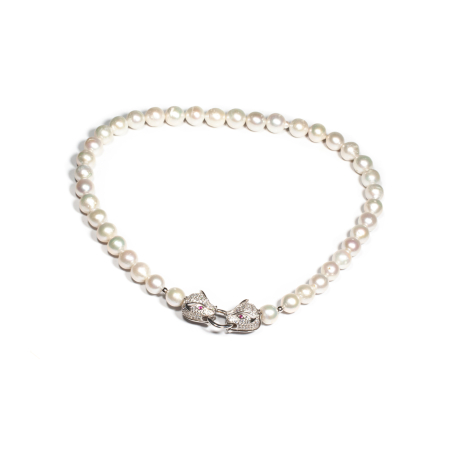 Colier din Perle de Cultura cu Argint [2]