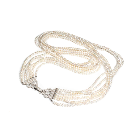 Coliere - Colier din Perle de Cultura cu Argint