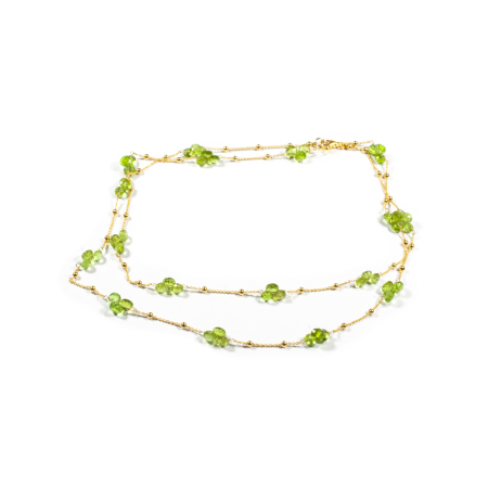 Coliere - Colier Creatie din Peridot cu Argint