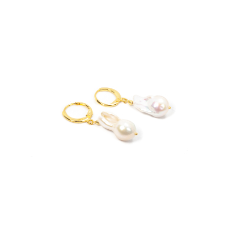 Cercei din Perle Baroc cu Argint