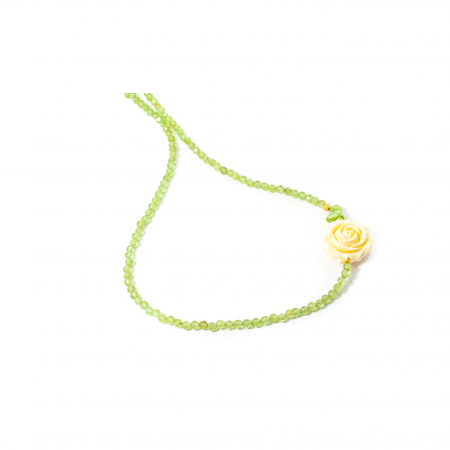 Colier din Peridot si Sidef cu Argint [1]