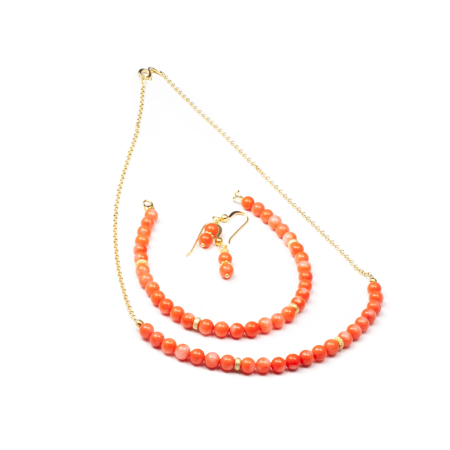 Seturi - Set Colier, Bratara si Cercei din Coral