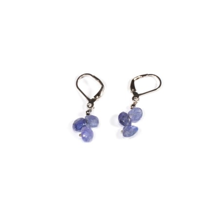 Cercei cu Pietre Semipretioase, Creatie Sheba - Sterling silver earrings with tanzanite