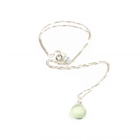 Pandantiv din Prehnit cu Lant din Argint [1]