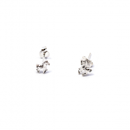 Cercei mici - Cercei Calut din Argint