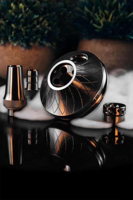 Narghilea Ocean Hookah Kaif "S" 2nd Edition Black / Matt [4]