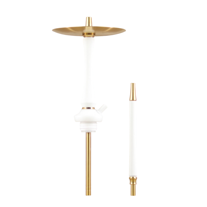 Narghilea Union Hookah Sleek White Gold [2]