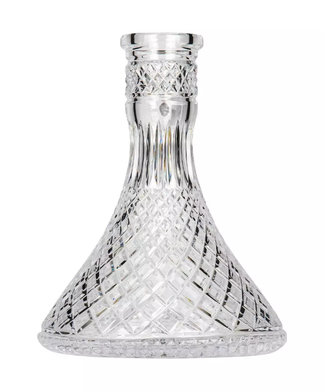Noutăți - Vas Caesar Crystal Cone - Crown Cut - Clear
