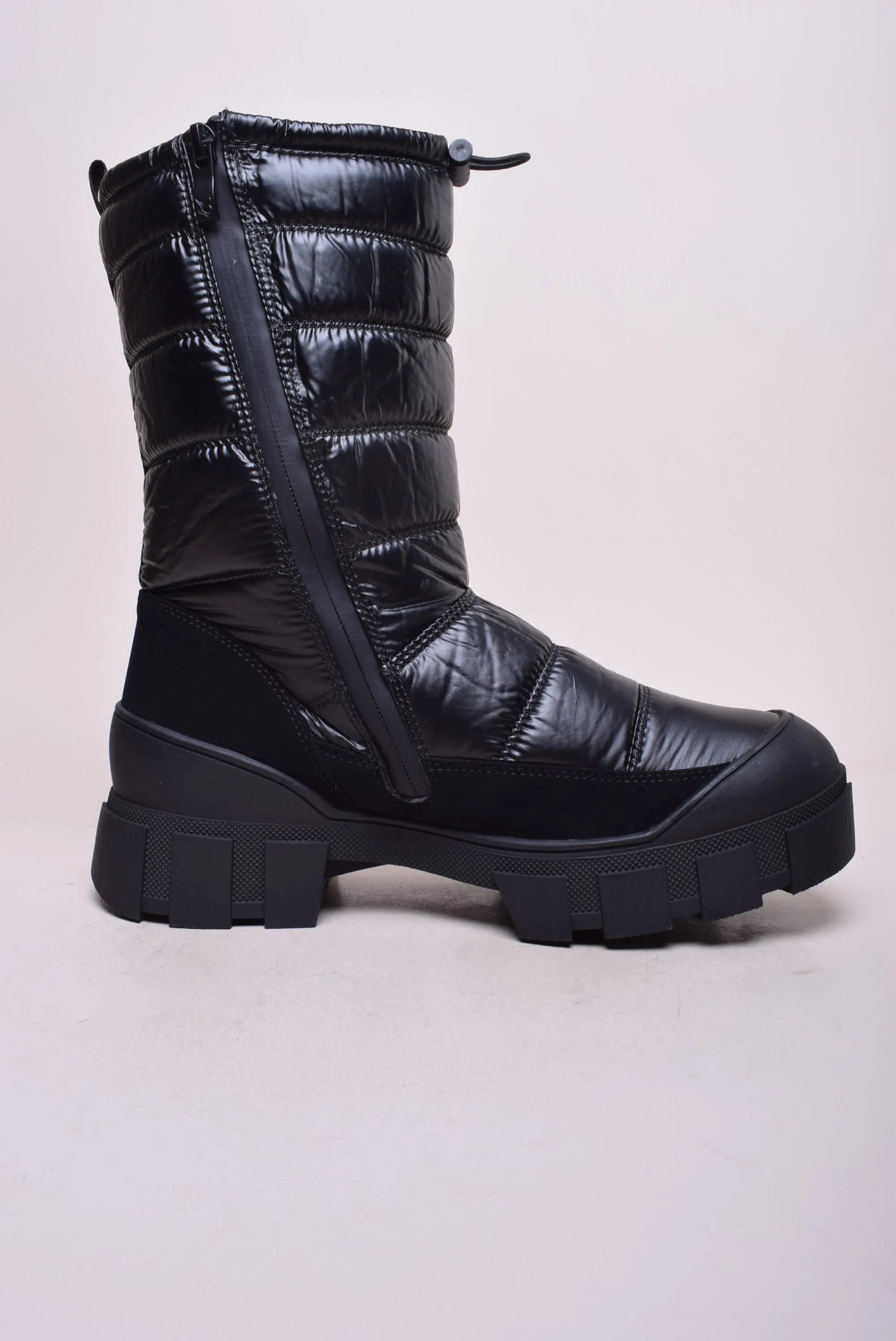 Ghete inalte dama Vegan, imblanite, impermeabile, cu platforma [3]