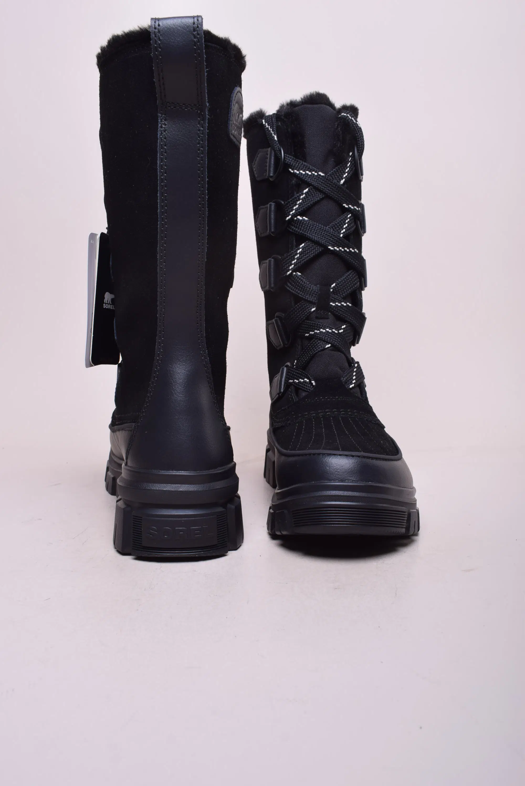 Ghete inalte dama Torino, imblanite, impermeabile, cu platforma [2]