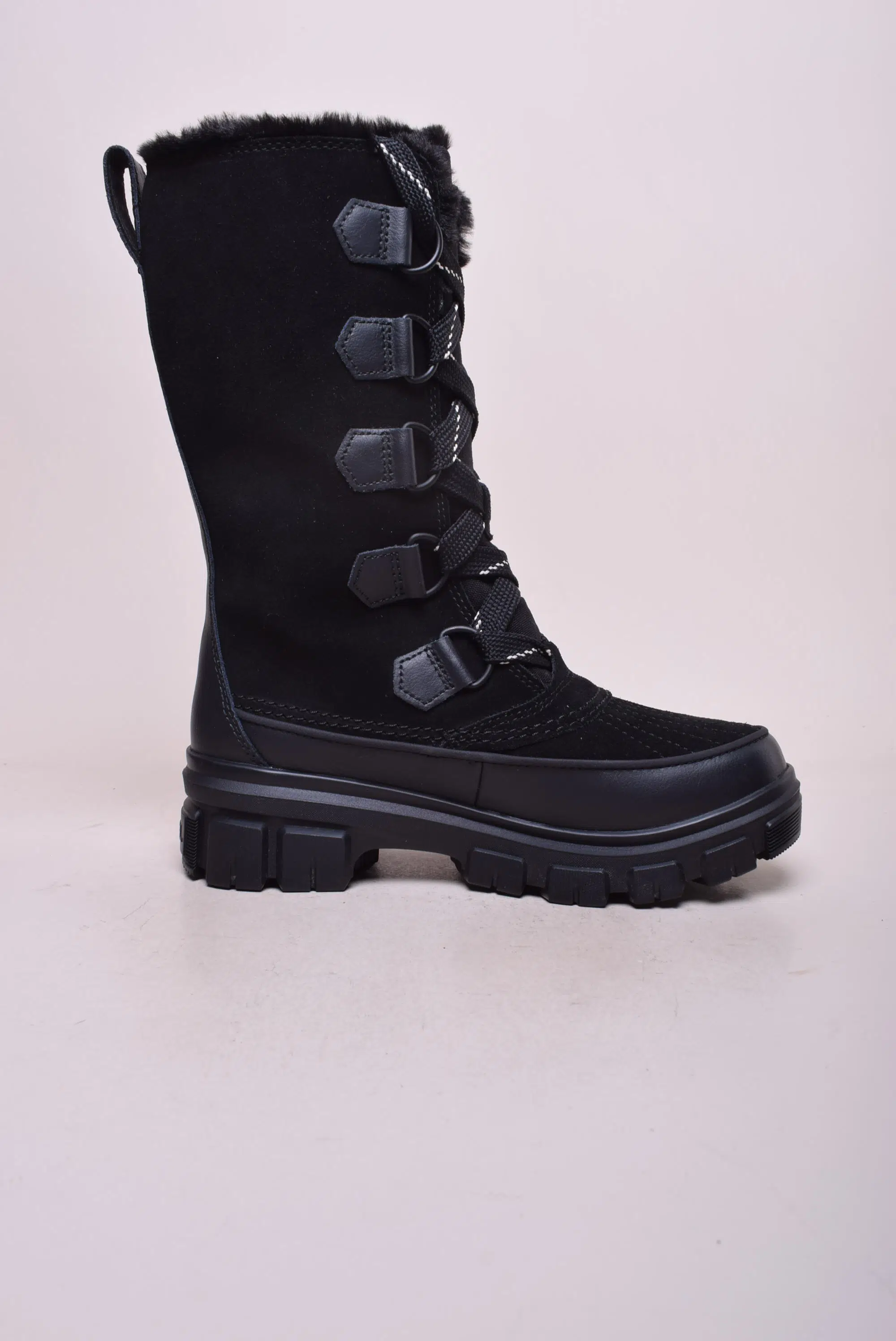 Ghete inalte dama Torino, imblanite, impermeabile, cu platforma [3]