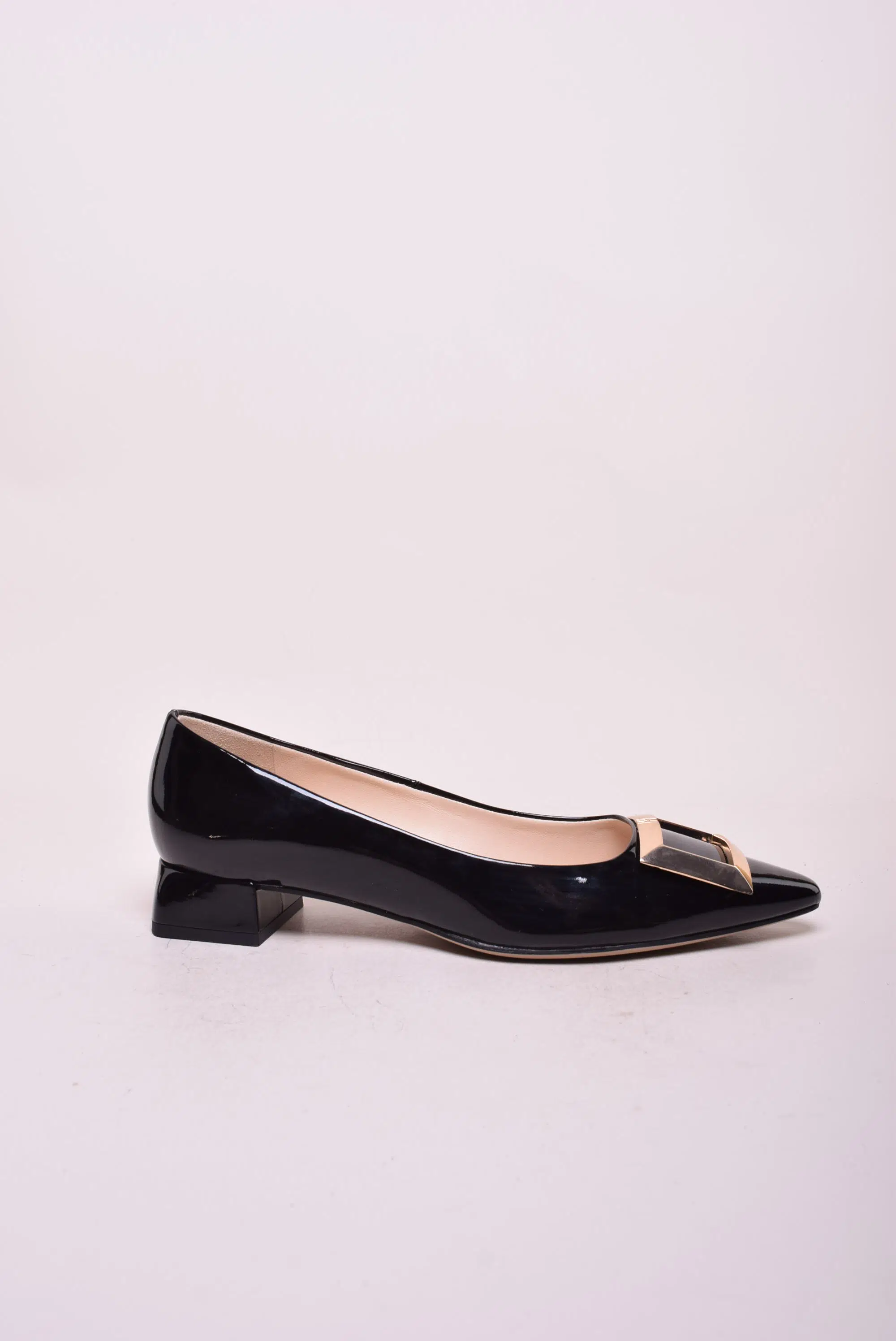Balerini dama lacuiti, stiletto, cu toc
