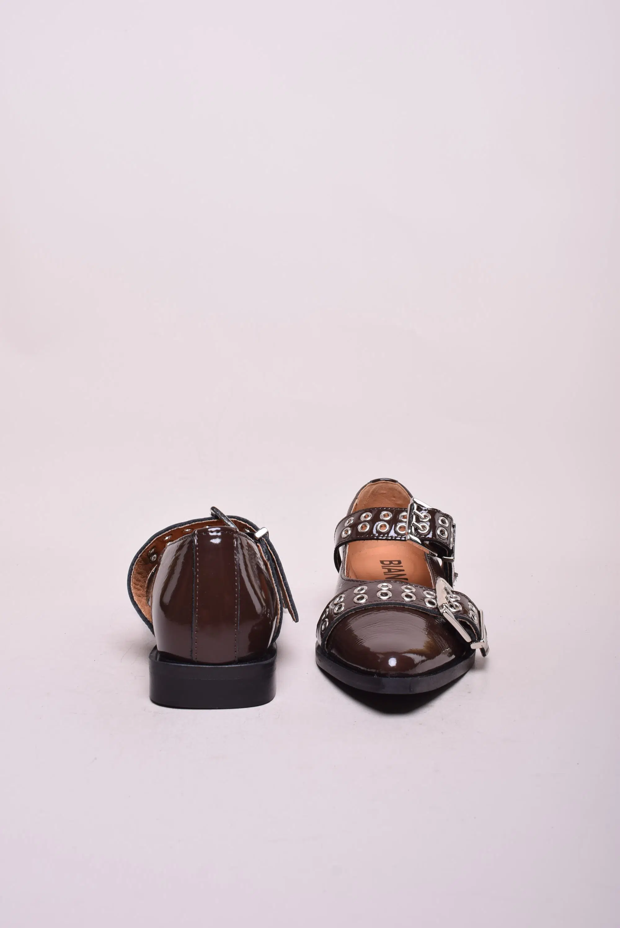 Balerini dama stiletto, cu toc, lacuiti [3]