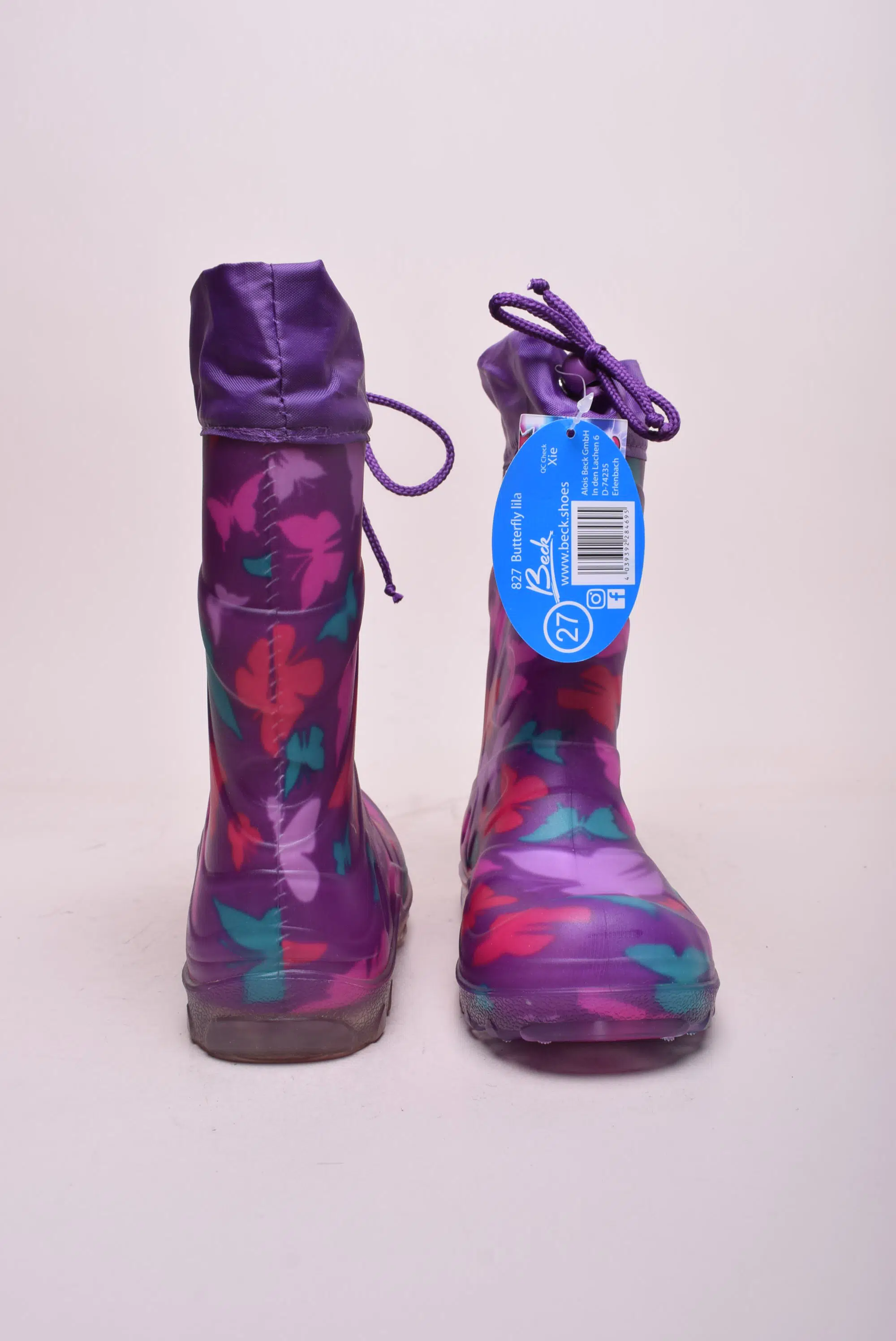 Cizme cauciuc copii cu fluturasi [3]