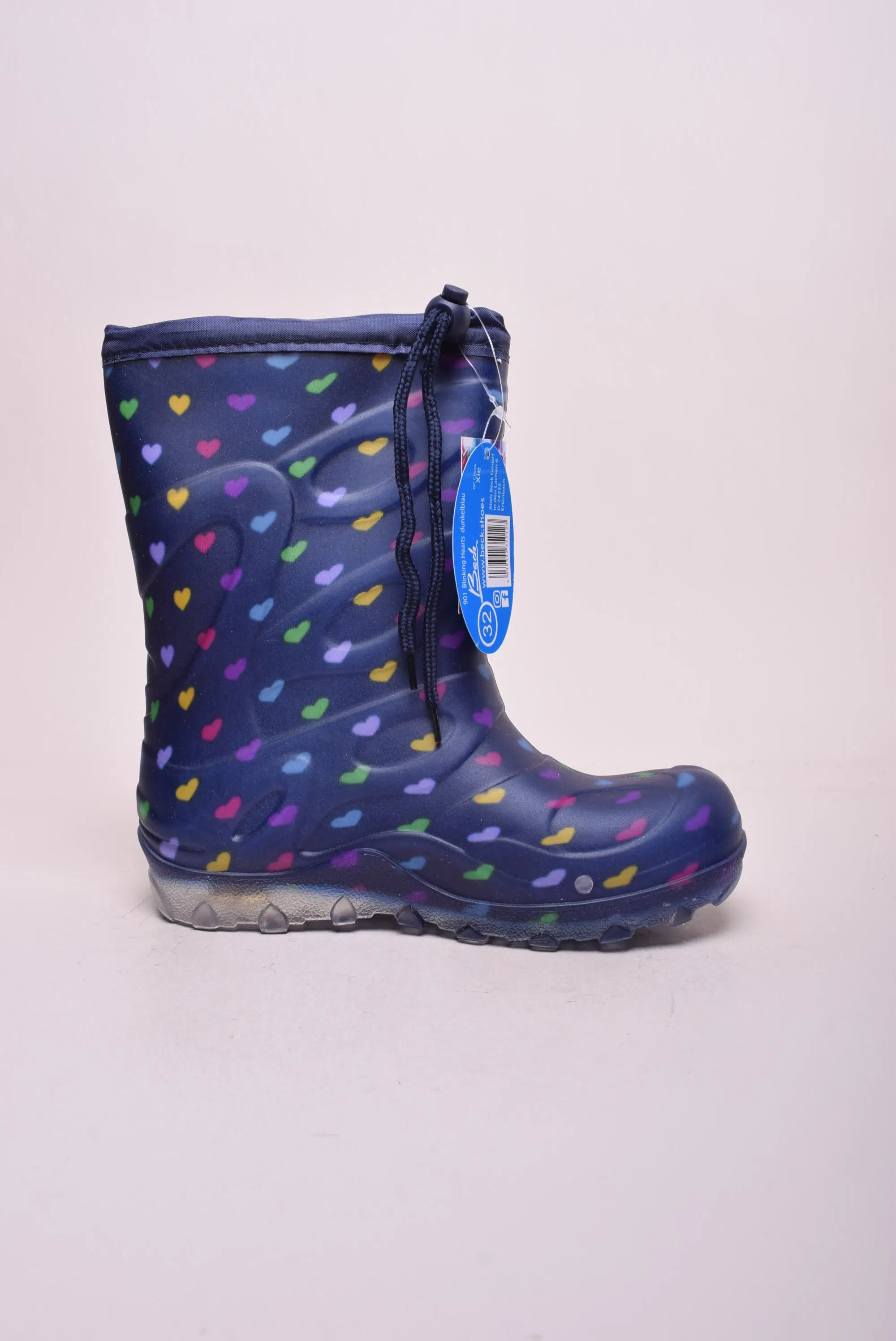 Cizme cauciuc fete cu inimioare [4]
