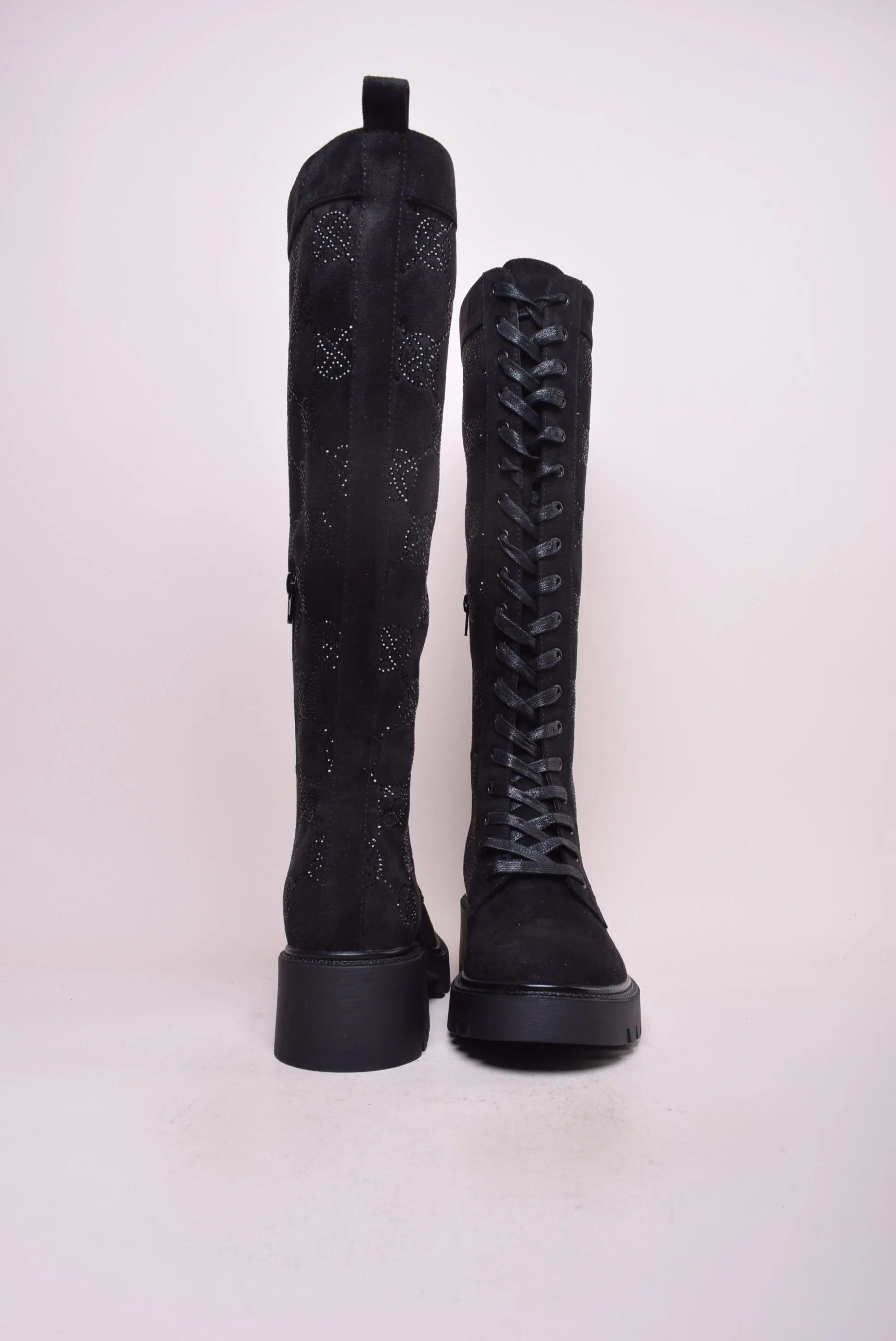 Cizme dama cu platforma, cu pietricele [3]